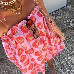 Show Me Your Mumu Flying Tomato Angel Mini Dress 🍅